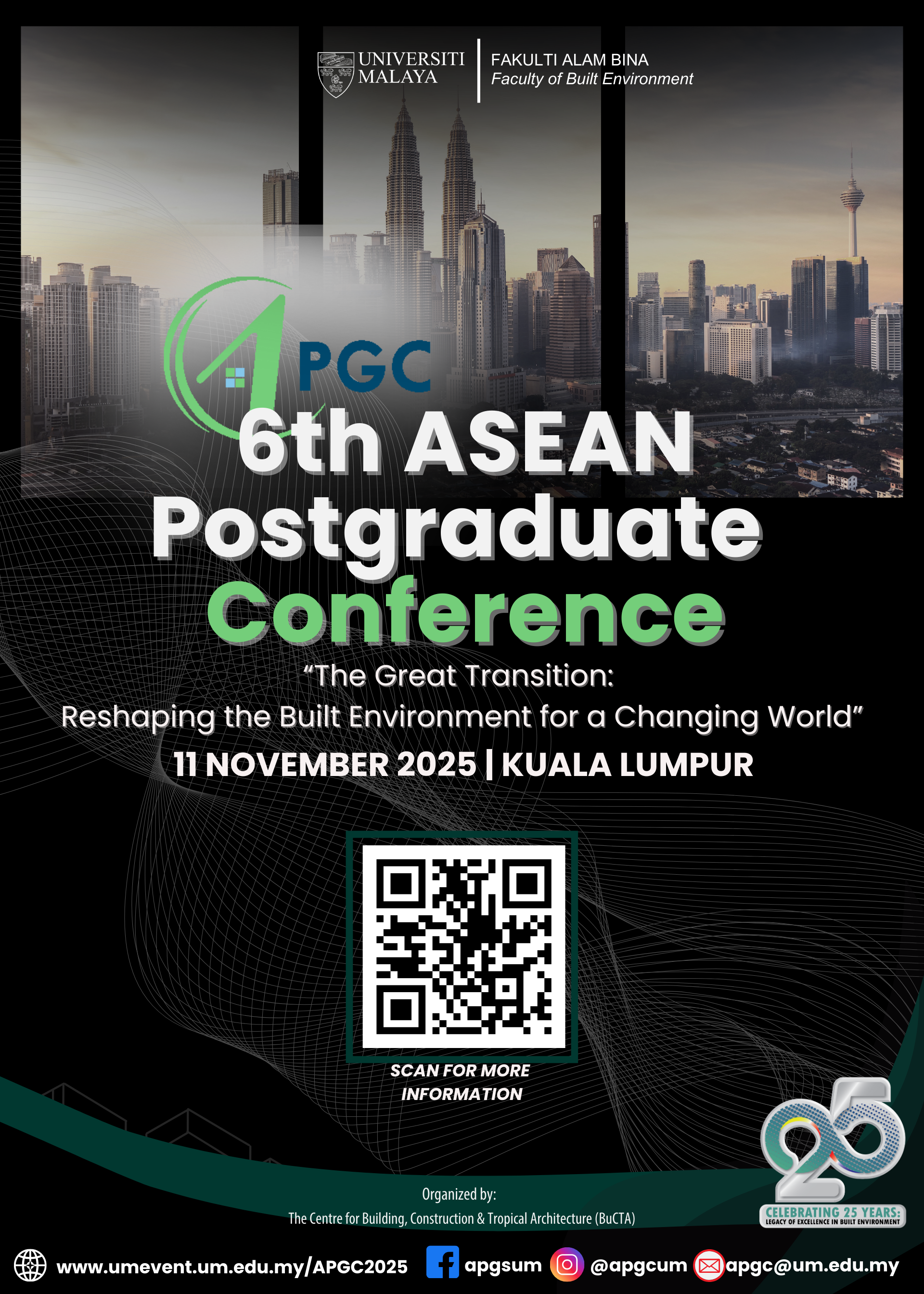ASEAN POSTGRADUATE CONFERENCE 2025 活动海报