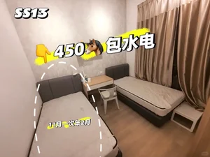 ss13大房左边?床450?转租