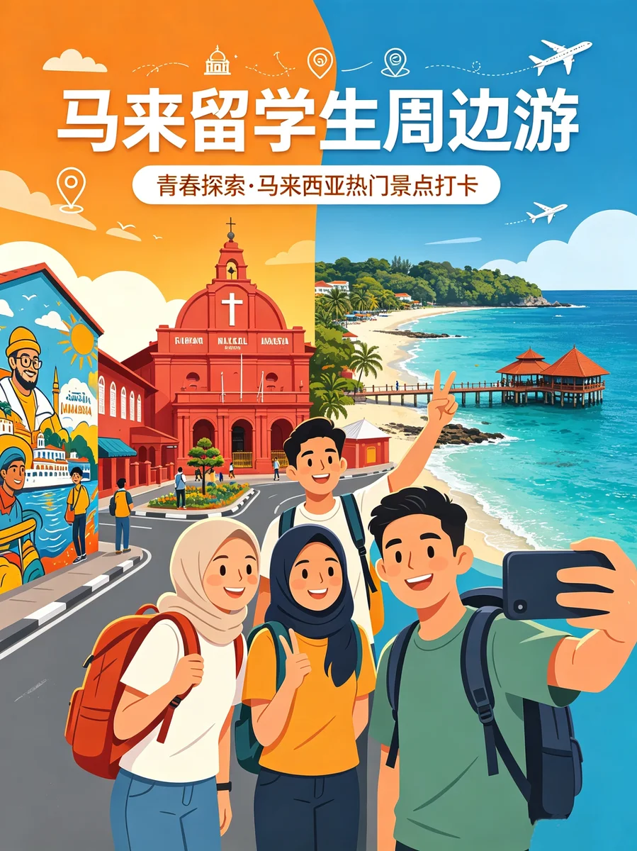 马来留学生周边游攻略｜马六甲、槟城、仙本那平价出行指南