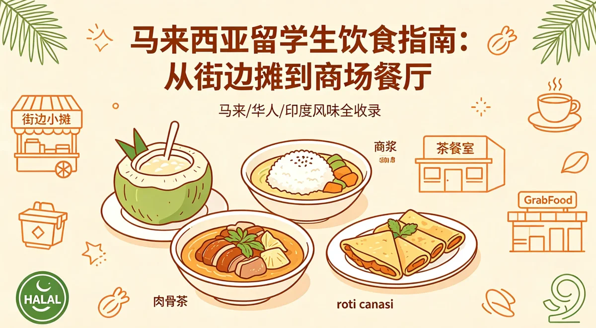 马来西亚留学生饮食指南：从街边摊到商场餐厅